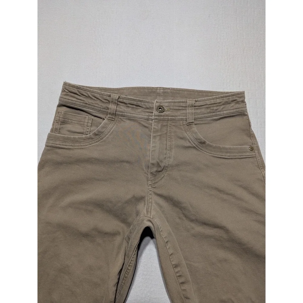 KÜHL Revolt Pants Men's 32x32 Khaki Tan Stretch Hiking Outdoor Casual